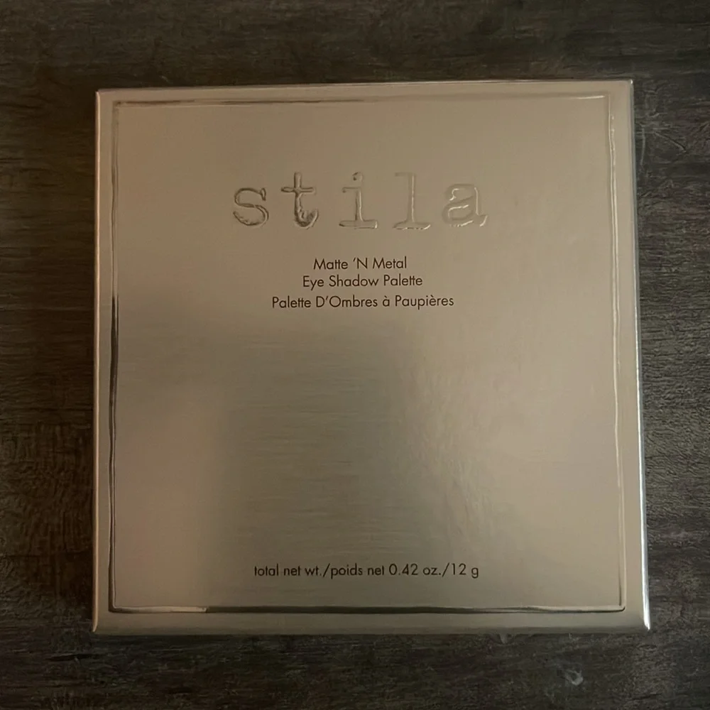 Stila Matte ‘N Metal Eyeshadow Palette NIB